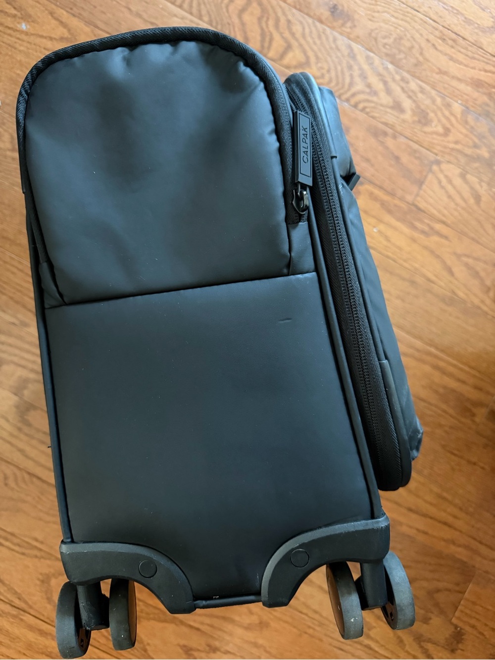 Luka Soft-Sided Mini Carry-On Luggage in Matte Black - Picture 8 of 11